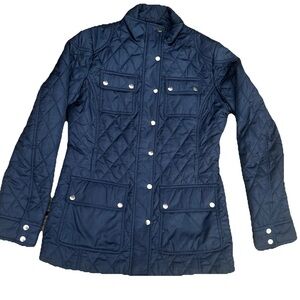 Banana Republic Women’s Navy Lightweight Diamond Quilted Jacket Size Small